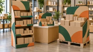 Custom corrugated retail displays from a packaging manufacturer